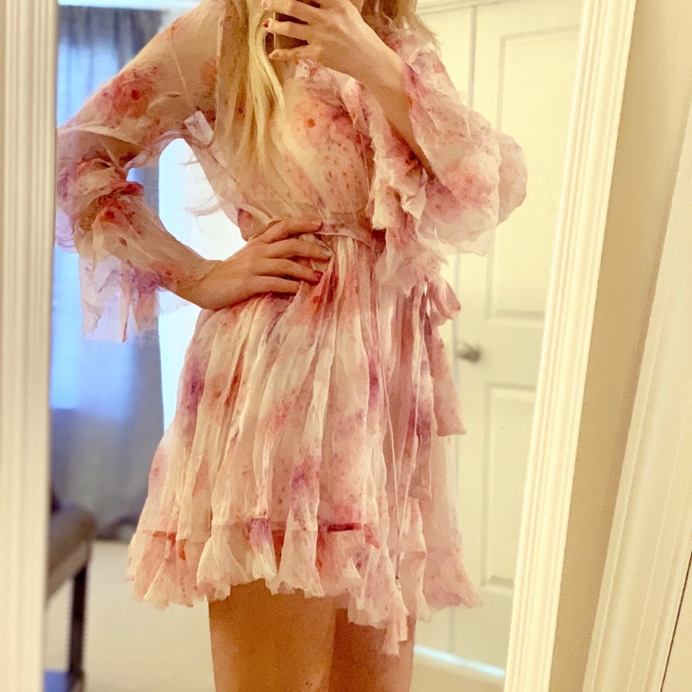 Revolve silk playsuit, NWOT! 💕